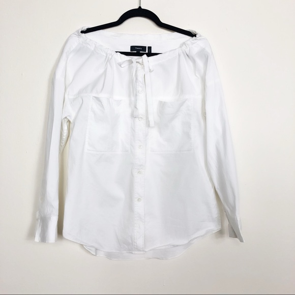Theory Tops - ⚡️CLEARANCE ⚡️Theory white elegant shirt size P